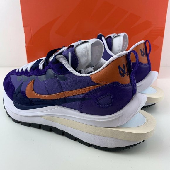 Nike Sacai Vaporwaffle Size 8.5 Mens Dark Iris Sue - Picture 4 of 12